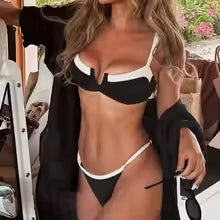 Côte d’Élégance Bikini Black an White Classic
