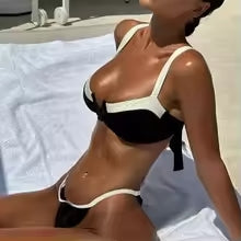 Côte d’Élégance Bikini Black an White Classic